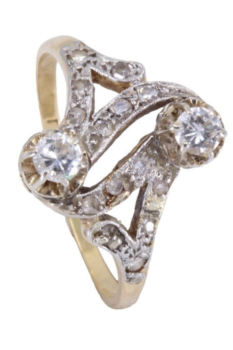TOI ET MOI Diamants Art-Nouveau 58 Facettes 083651