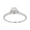 Bague 57 Bague Solitaire Or blanc Diamant 58 Facettes 3090581CN