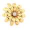 Broche Spilla a fiore en or jaune 18k et diamants 58 Facettes SP39