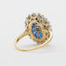 Ring 52 Yellow gold and sapphire ring 58 Facettes