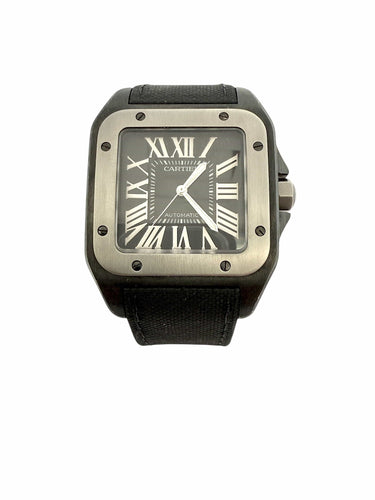 Montre Montre Cartier Santos 100 en acier et titane 58 Facettes