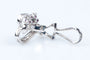 Bague Bague coeurs et fleurs en or blanc 18 carats 58 Facettes 111.20995-53