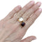 Bague 53 Bague Pomellato, "Nudo Classic", deux ors, grenat. 58 Facettes 35317