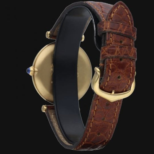 Montre Cartier Montre Must De Cartier Vermeil 58 Facettes MT41222