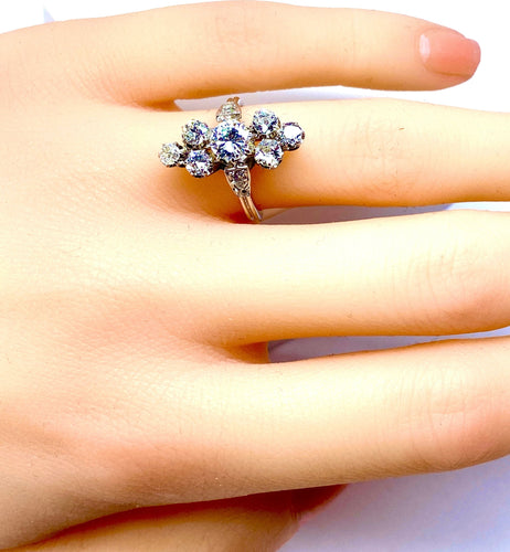 Bague Marquise diamants