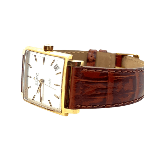 Montre ZENITH - Montre vintage automatique or jaune 58 Facettes 10081/16