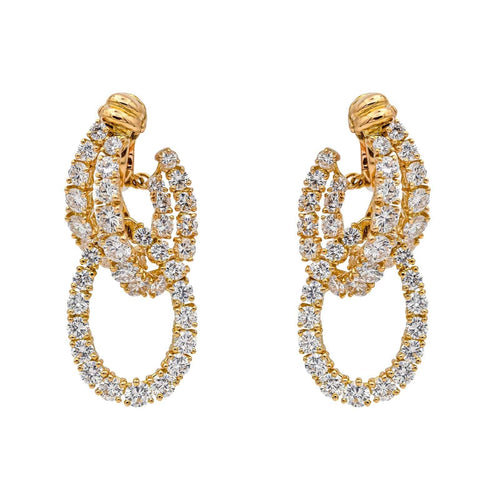 Boucles d'oreilles Piaget Boucles d'oreilles  Or jaune Diamant 58 Facettes 3471586CN