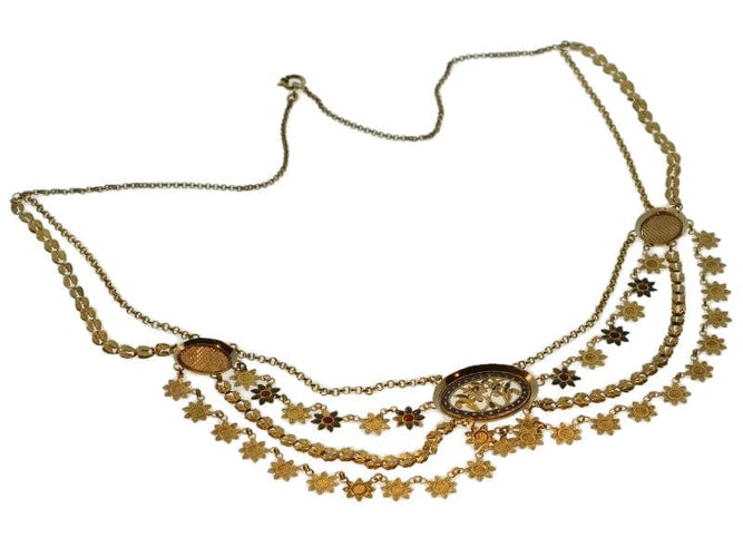 Collier À la découverte de l'élégance des années 1810 : le collier d'esclave en or français 58 Facettes 15128-0176