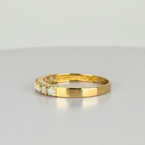 Bague Bague opales facettées en or jaune 14k 58 Facettes 2511009