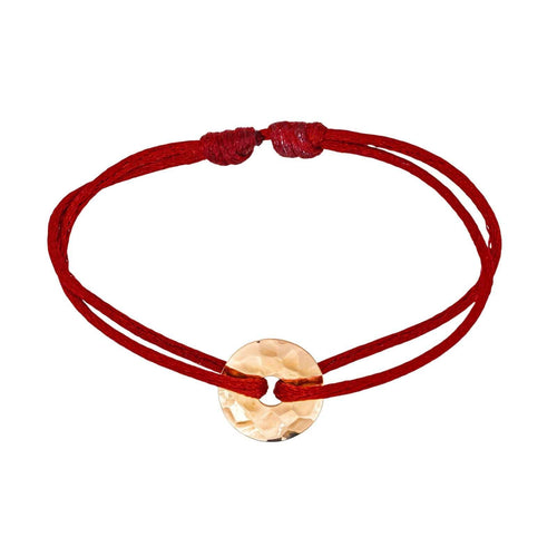 Bracelet Dinh Van  Bracelet Cordon Pi Or rose 58 Facettes 4501063CN