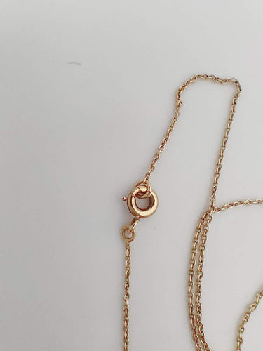 Collier Collier vintage en or avec le prénom Jacqueline 58 Facettes