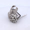 Broche Broche ancienne en or blanc 18 carats 58 Facettes