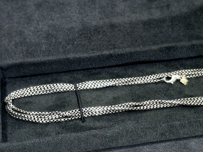 Collier SAUTOIR ARGENT DAVID YURMAN 58 Facettes