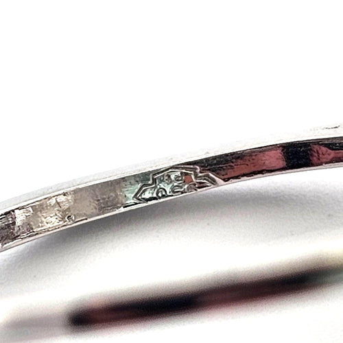 Bague Liberty en platine avec diamants