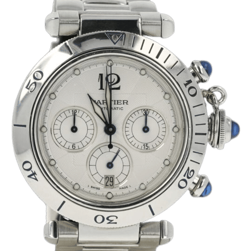 Montre Cartier Montre Pasha Chronograph 58 Facettes MT45249