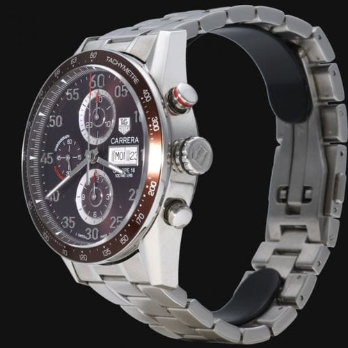 Montre Tag Heuer Montre Carrera Calibre 16 Chronograph 58 Facettes MT42702