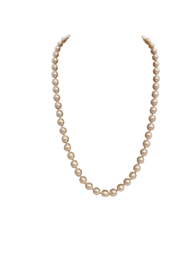 Collier Collier choker 55 perles de culture fermoir or jaune dans une perle 58 Facettes