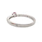 Bague 55 Bague en or blanc, rubis & diamants 58 Facettes