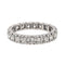 Bague 57 Bague  Alliance américaine   Platine Diamant 58 Facettes 4113911CN