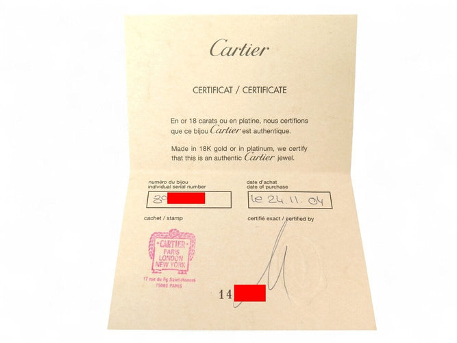 Boucles d'oreilles boucles d'oreilles creoles CARTIER etincelle or jaune 18k pavees s 58 Facettes 270594