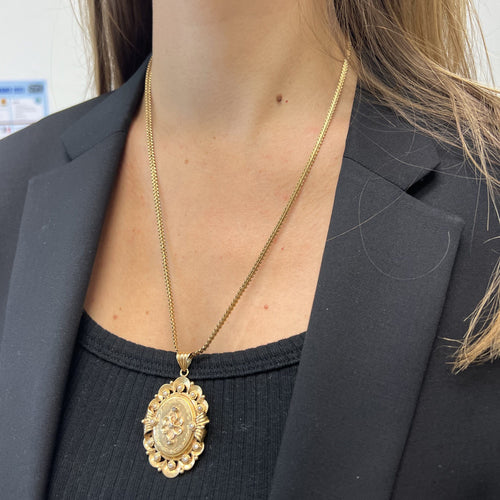 Pendentif Pendentif Cassolette Or Jaune avec Perle de Culture 58 Facettes 20400000737