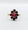 Bague 54.5 Bague marguerite vintage or rose et grenats 58 Facettes A05833