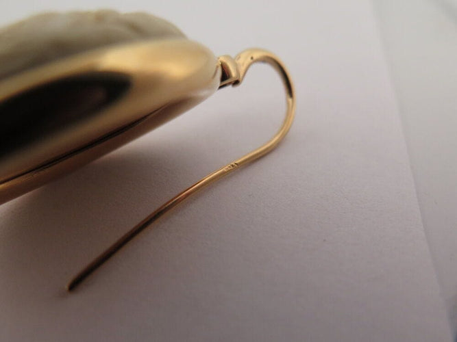 Boucles d'oreilles boucles d'oreilles POMELLATO victoria engraved or jaune 18k agate 58 Facettes 268835