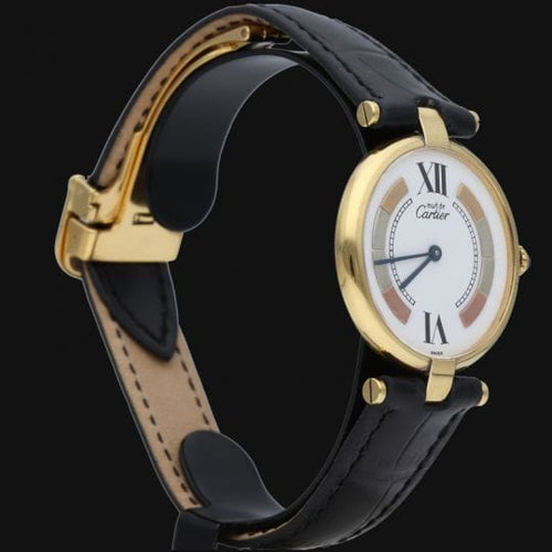 Montre Cartier Montre Must De Cartier Vermeil 58 Facettes MT43493