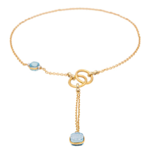 Collier Pomellato Collier Nudo Or rose Topaze, Diamant 58 Facettes 4174350RV