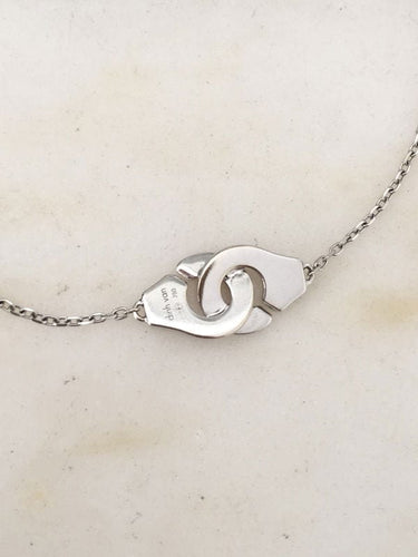 DINH VAN - Bracelet menottes en or blanc 58 Facettes