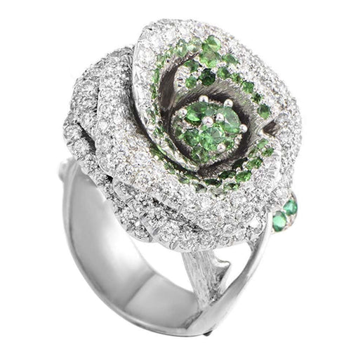 Bague 53 DIOR - Bague Rose Bagatelle 58 Facettes