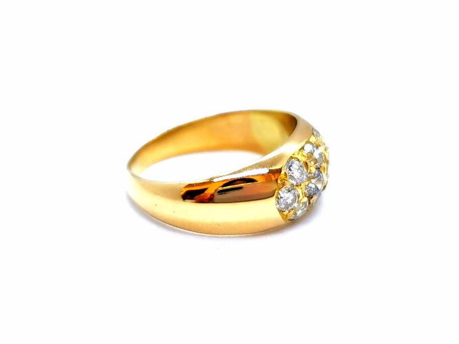 Bague 54 Bague Or jaune Diamant 58 Facettes 851002CN