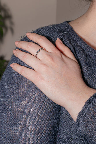 Bague 56 Bague Or blanc Diamant 58 Facettes 3904632CN