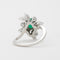 Bague 52 Bague émeraude et diamants 58 Facettes