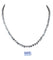 Collier Collier tennis en or blanc serti clos et diamants mixtes 58 Facettes NECK-459