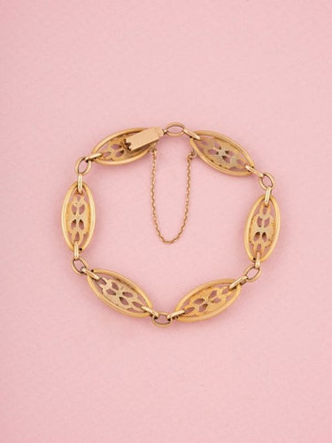 Bracelet Bracelet ancien en or jaune 18k 58 Facettes