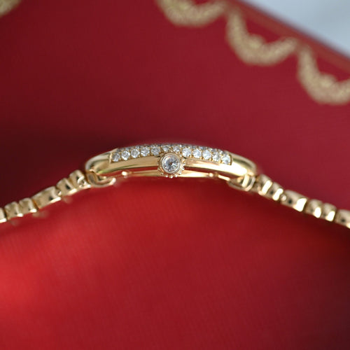 Cartier Baignoire Small Or Jaune et Diamants 58 Facettes