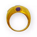 Bague 49 Bague or jaune, améthystes, péridots 58 Facettes 330063968