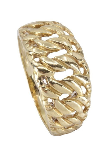 Bague 55 BAGUE MAILLE AMÉRICAINE 58 Facettes 086571