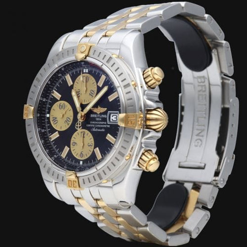 Montre Montre chronographe Breitling Chronomat Evolution 58 Facettes MT42121