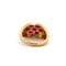 Bague vintage en or jaune , rubis et diamants
