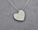 Collana Alfieri in Oro Bianco 18Kt con Ciondolo Cuore e Diamanti 2,40 Ct 58 Facettes 9508