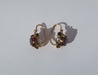 Boucles d'oreilles Boucles d’oreilles dormeuses anciennes or et grenat rhodolite 58 Facettes