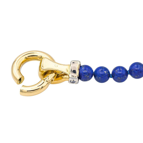 Bracelet Bracelet Or jaune, Or blanc Lapis lazuli, Diamant 58 Facettes 3243859CN
