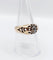 Bague 56.5 Bague jonc bombé antique en or 14k et diamant taille rose 58 Facettes A06623