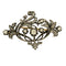 Broche Broche fin XIXème - Début XXème en or jaune, argent et diamants 58 Facettes LIS2005