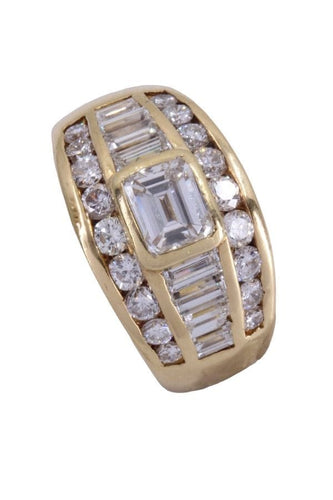 Bague 52 BAGUE MODERNE DIAMANTS 58 Facettes 088251