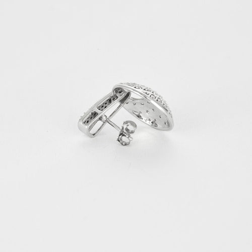 Boucles d'oreilles Pendants d'oreilles or blanc et diamants 58 Facettes GULK203