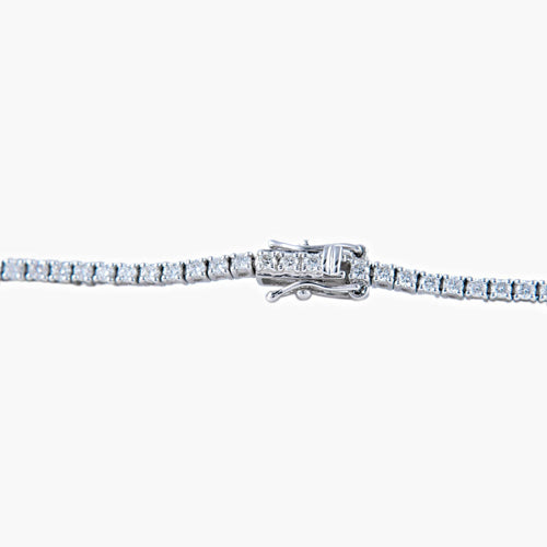 Bracelet Bracelet rivière en or blanc et diamants 58 Facettes 58FC19