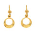 Boucles d'oreilles Paire de boucles d'oreilles pendantes en or jaune 58 Facettes LP796